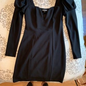 Express black mini dress
